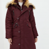 Жіноча довга зимова куртка Airboss N-7B Eileen Burgundy
