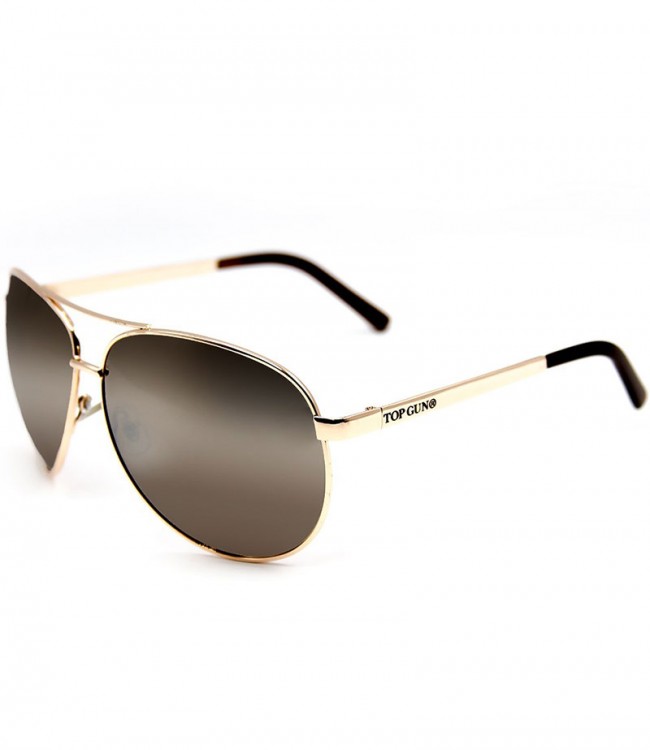 Сонцезахисні окуляри Top Gun Classic Black Aviator Sunglasses Gold