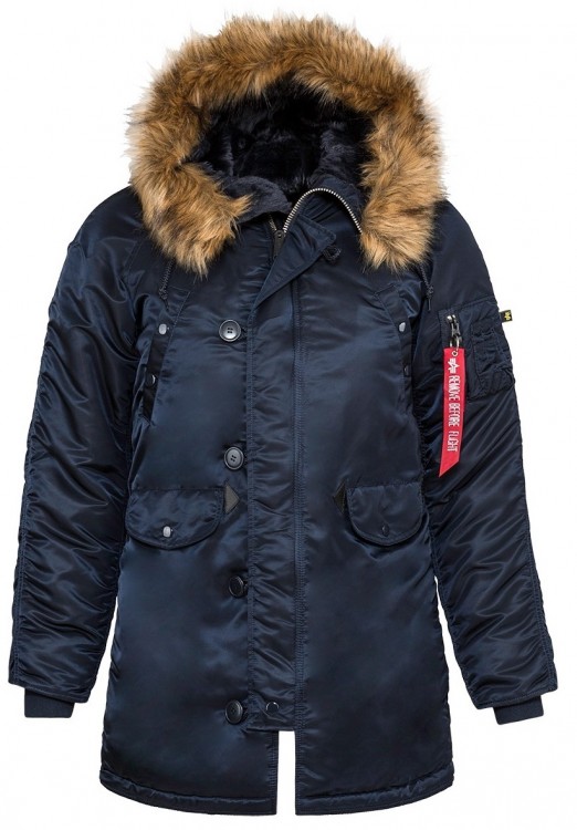 Жіноча куртка N-3B W Parka Alpha Industries Blue