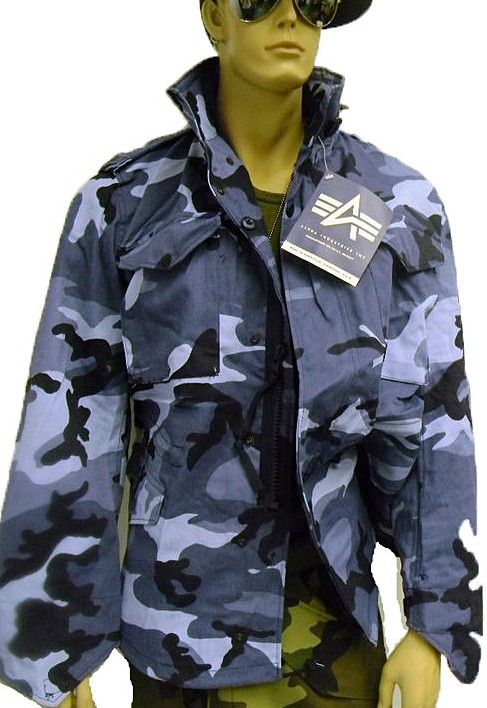 Куртка Alpha Industries M-65 Field Jacket Coat Midnight Camo
