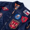 Бомбер Top Gun MA-1 Nylon Bomber Jacket with Patches Navy