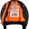 Бомбер Top Gun MA-1 Nylon Bomber Jacket with Patches Black