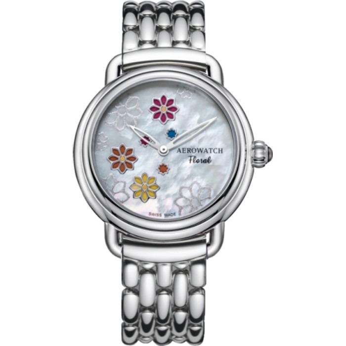 Жіночий наручний годинник Aerowatch Renaissance 1942 Floral 
