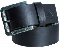 Шкіряний ремінь Top Gun Black Leather Belt Black