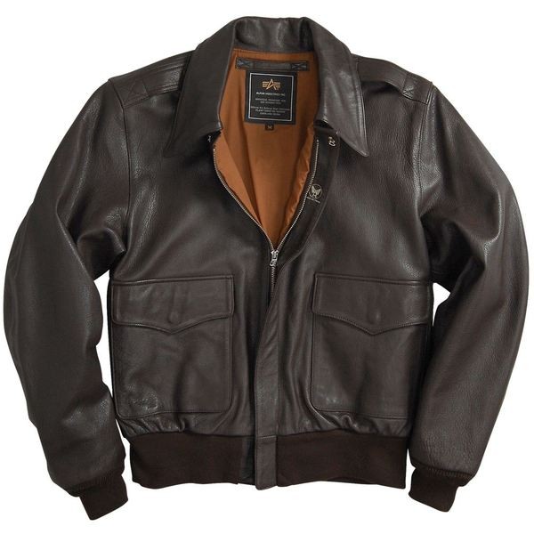 Шкіряна куртка A-2 Goatskin Leather Jacket Brown