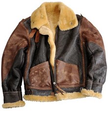 Льотна куртка B-3 Vintage Sheepskin Bomber 