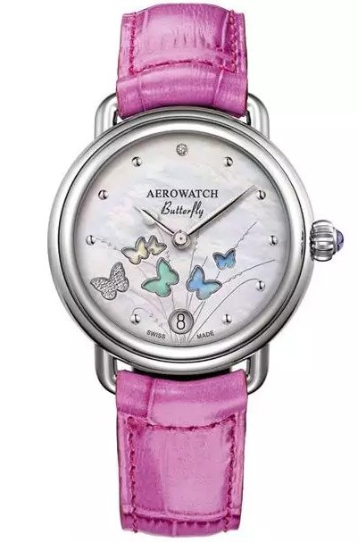Оригінальний жіночий наручний годинник Aerowatch 1942 Butterfly