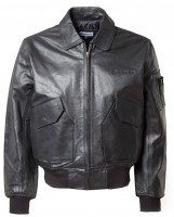Шкіряна куртка Boeing CWU 45/P Leather Bomber Jacket Black