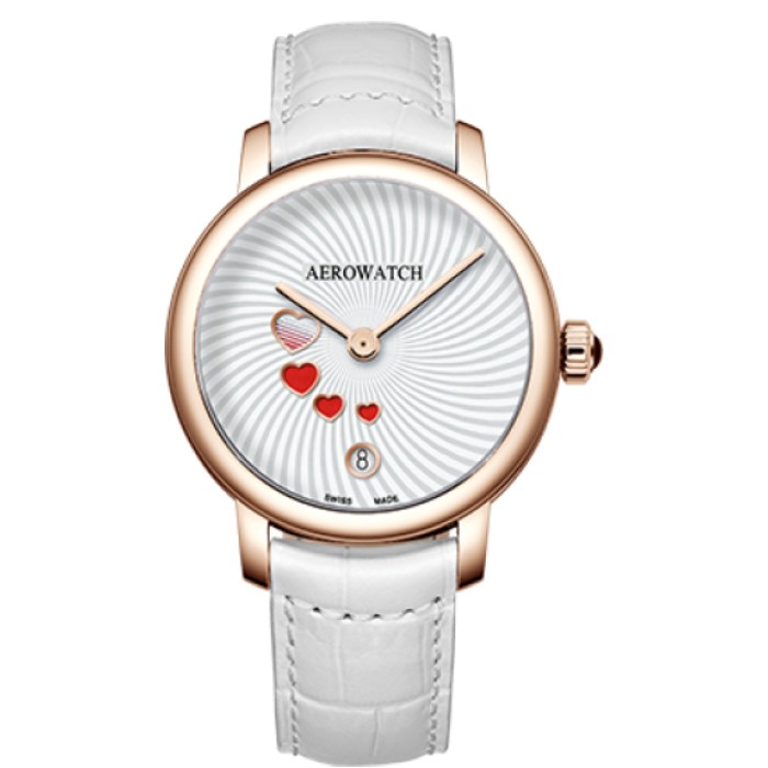 Швейцарський оригінальний наручний годинник Aerowatch Renaissance Swirl & Swirling Love
