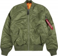 Бомбер MA-1 Flight Jacket Alpha Industries Olive
