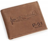 Шкіряний гаманець Boeing P-51 Mustang Leather Wallet