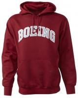 Толстовка Boeing Varsity Pullover Hooded Sweatshirt Crimson