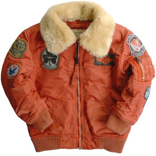 Дитяча куртка Boys Maverick Jacket Alpha Industries Rust