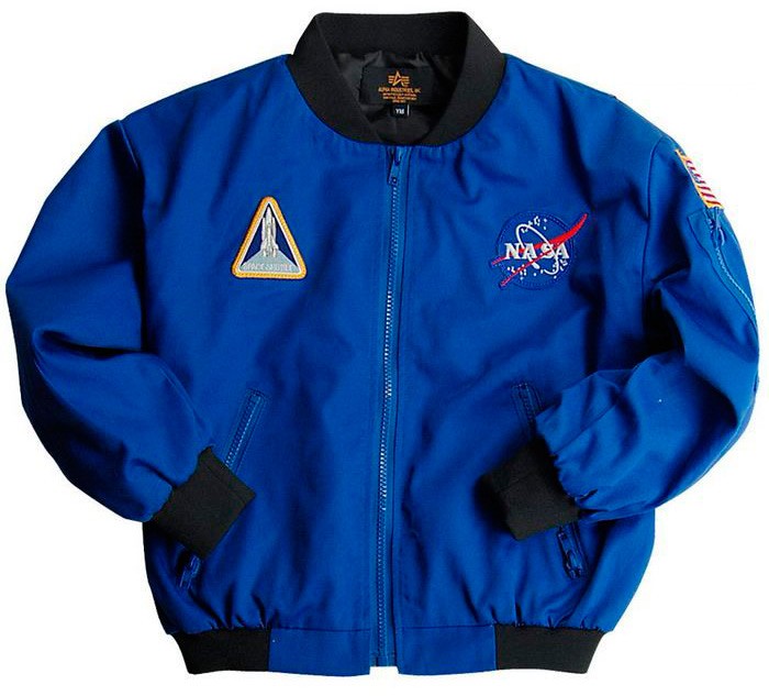 Дитяча куртка Alpha Indusries Youth NASA Astronaut Flight Jacket Blue