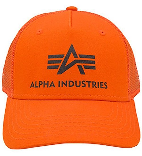 Кепка Alpha Industries Basic Trucker Cap (помаранчева)