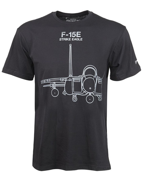 Boeing F-15E Strike Eagle Midnight Silver T-Shirt