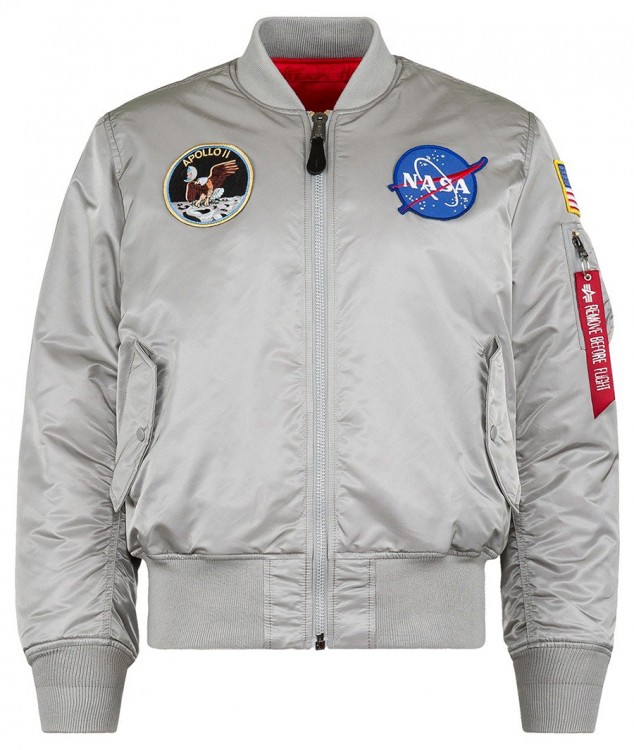 Куртка Alpha Industries Apollo MA-1 Flight Jacket Grey