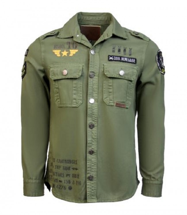 Оригінальна сорочка Top Gun Military Shirt TGR1801 Olive