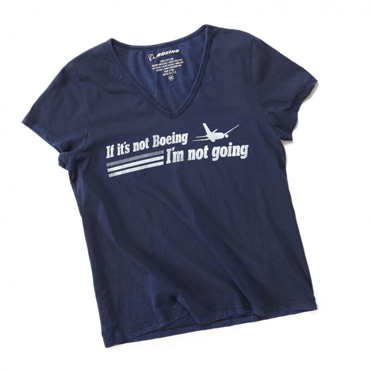 Жіноча футболка If It's Not Boeing T-Shirt Navy