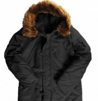 Зимова жіноча куртка аляска Darla Alpha Industries  Black