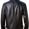 Шкіряна куртка Top Gun Leather Jacket with Bonded Fur Black