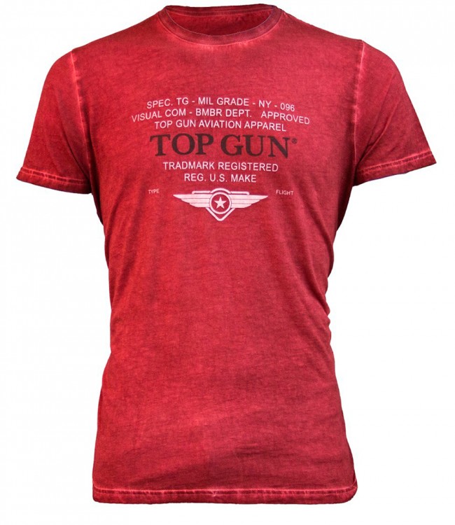 Футболка Top Gun "Specs-Logo" Tee Red