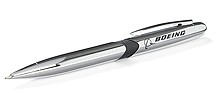 Ручка Boeing Chrome Click Pen Silver