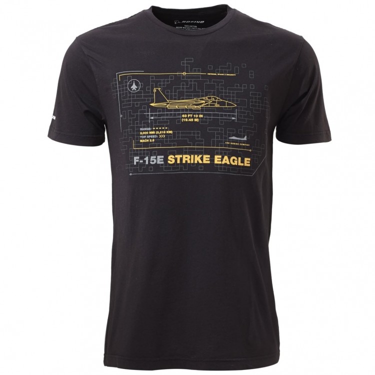 Футболка Boeing F-15E Strike Eagle Schematics T-Shirt