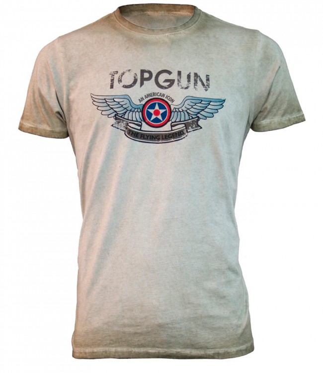 Футболка Top Gun "Wings Logo" Tee Olive