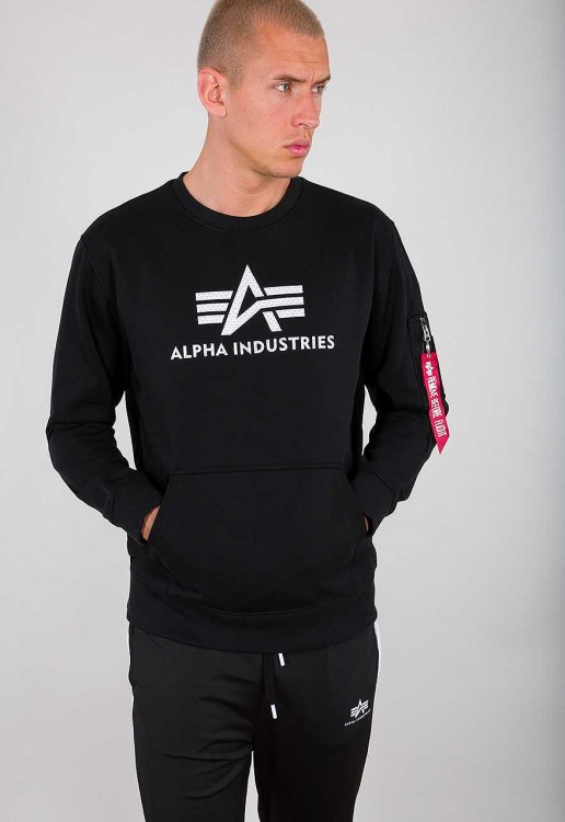 Alpha Industries 3D Logo Sweater Black