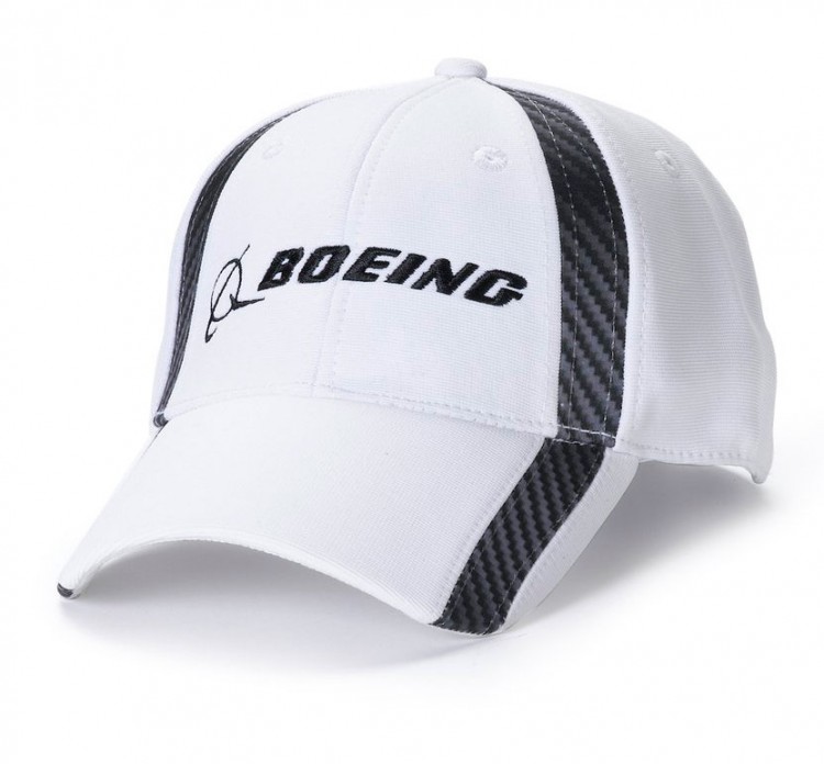 Бейсболка Boeing Carbon Fiber Print Signature Hat White