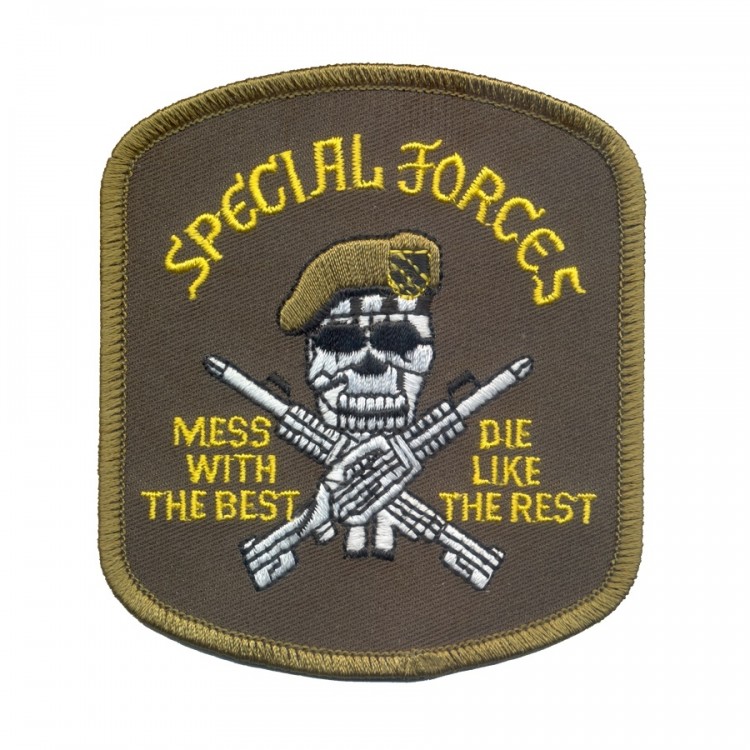 Оригінальна нашивка Rothco "Special Forces Mess wtih the Best" Patch