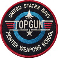 Оригінальна нашивка Top Gun United States Navy