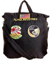 Сумка Alpha Industries Helmet Bag With Patches Black