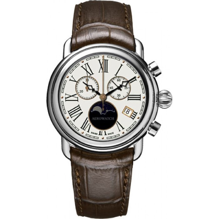 Оригінальний льотний годинник Aerowatch 1942 CHRONO QUARTZ 84934AA03