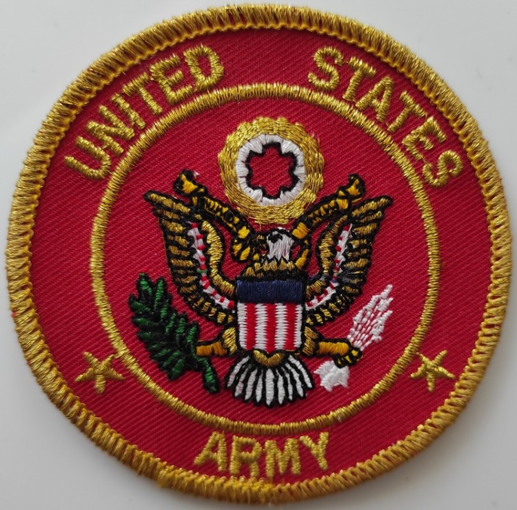 Оригінальна нашивка United States Army (red)