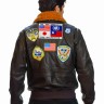 Шкіряна куртка Топ Ган Top Gun Official Signature Series Flight Jacket 1.0 (brown) TG1