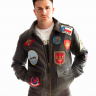 Шкіряна куртка Топ Ган Top Gun Official Signature Series Flight Jacket 1.0 (brown) TG1
