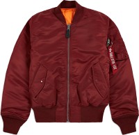 Бомбер MA-1 Flight Jacket Alpha Industries Maroon