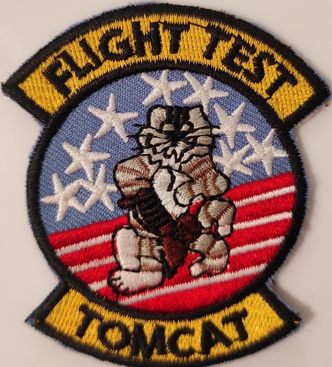 Оригінальна нашивка USN NAVY F-14 TOMCAT FLIGHT TEST