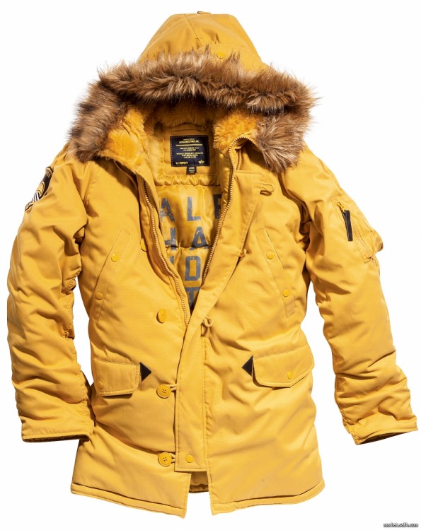 Куртка аляска Altitude Parka Alpha Industries Yellow