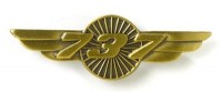 Значок Boeing 737 Wings Pin Значок Boeing 737 Wings Pin